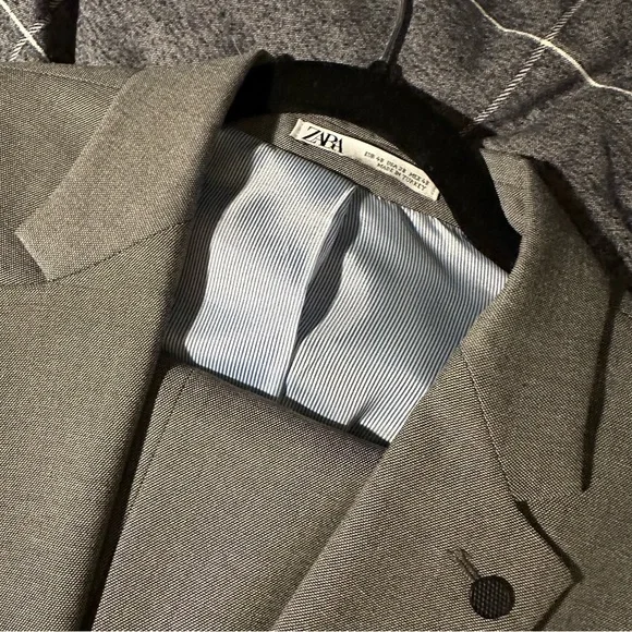 NWOT Zara Mens Grey Suit Set